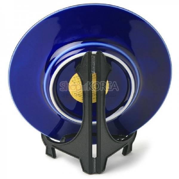 금장접시장식-남대문(청색) - 24k로 도금된 장식용 접시