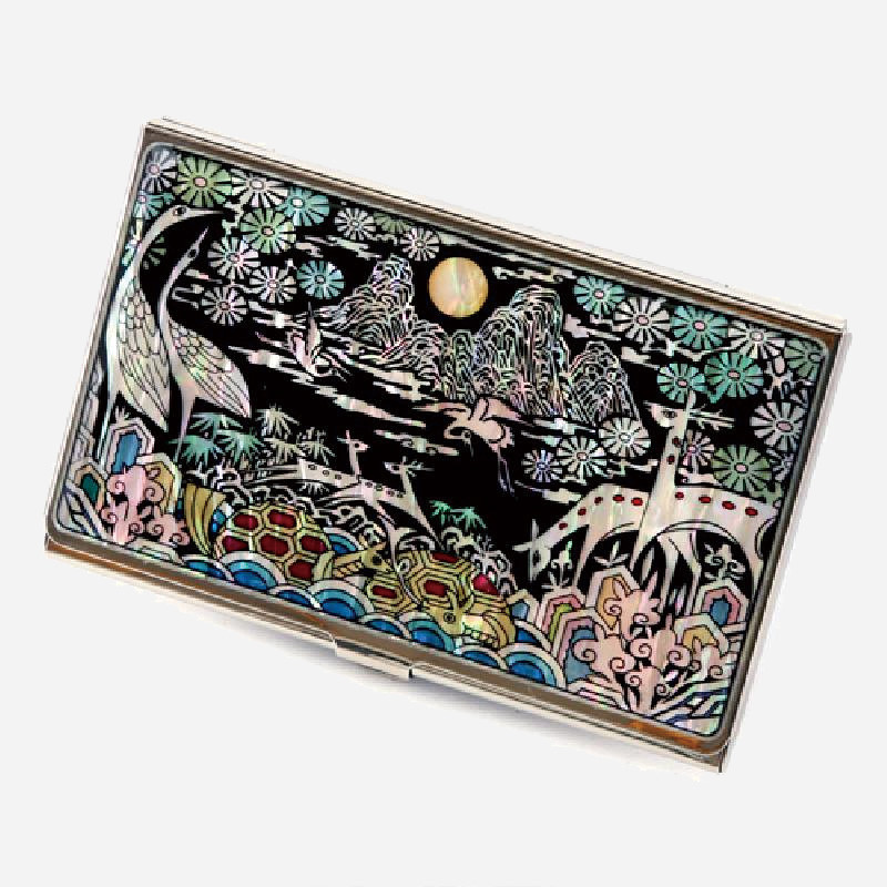 십장생꽃무늬 명함집 - 품격을 살려주는 고급 명함집