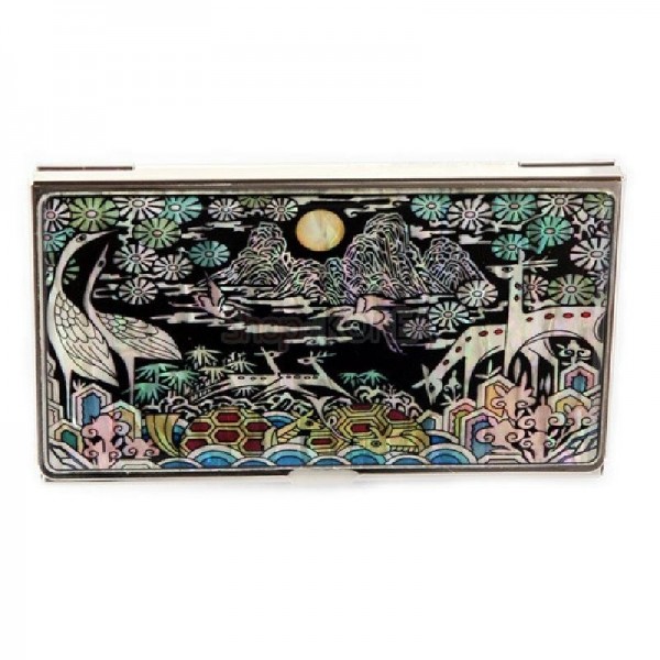 십장생꽃무늬 명함집 - 품격을 살려주는 고급 명함집