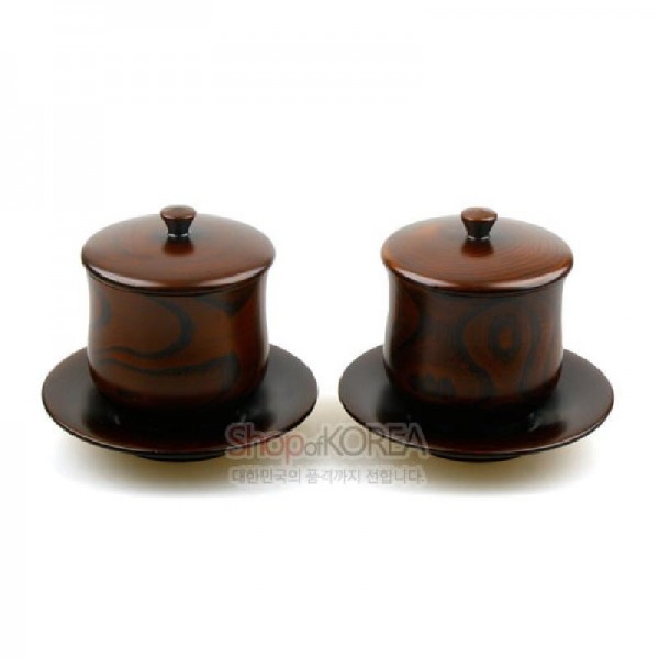 천연옻칠찻잔세트 - 전통의 멋이 살아있는 옻칠찻잔세트