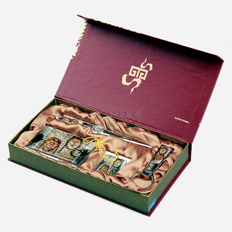 나전 명함집 4종세트-하회탈