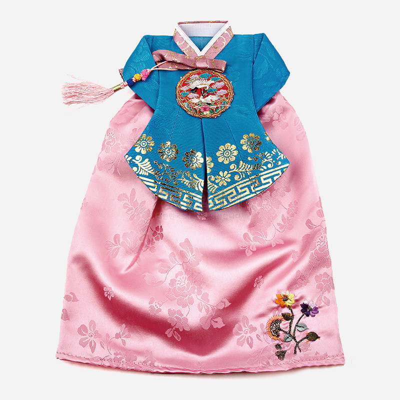 비단한복 와인 커버-당의(연분홍)