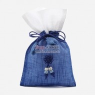 복을 담은 모시 주머니 (소)-청색