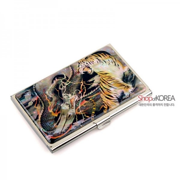 명함집-용호상박 - 한국의 자개 동양의 민화(民畵)