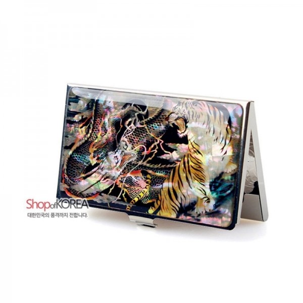 명함집-용호상박 - 한국의 자개 동양의 민화(民畵)