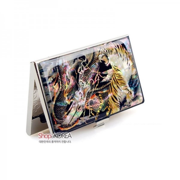명함집-용호상박 - 한국의 자개 동양의 민화(民畵)