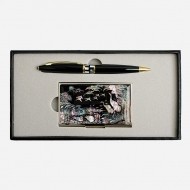 명함케이스와 볼펜 2종세트–송학