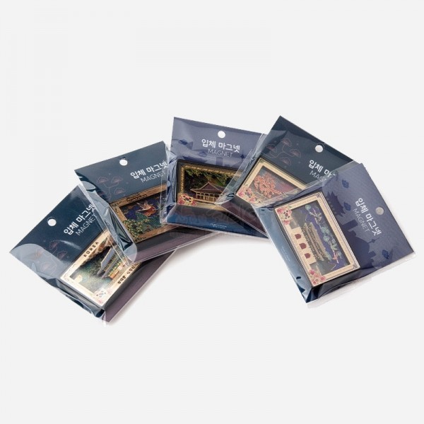 전통입체 마그넷- 연꽃(세로) - 2020 서울시 관광기념품 공모전 아이디어상,인기상 2개부분 수상품