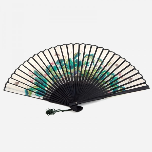 전통민화부채-연화도 - 한국의 민화가 담긴 부채