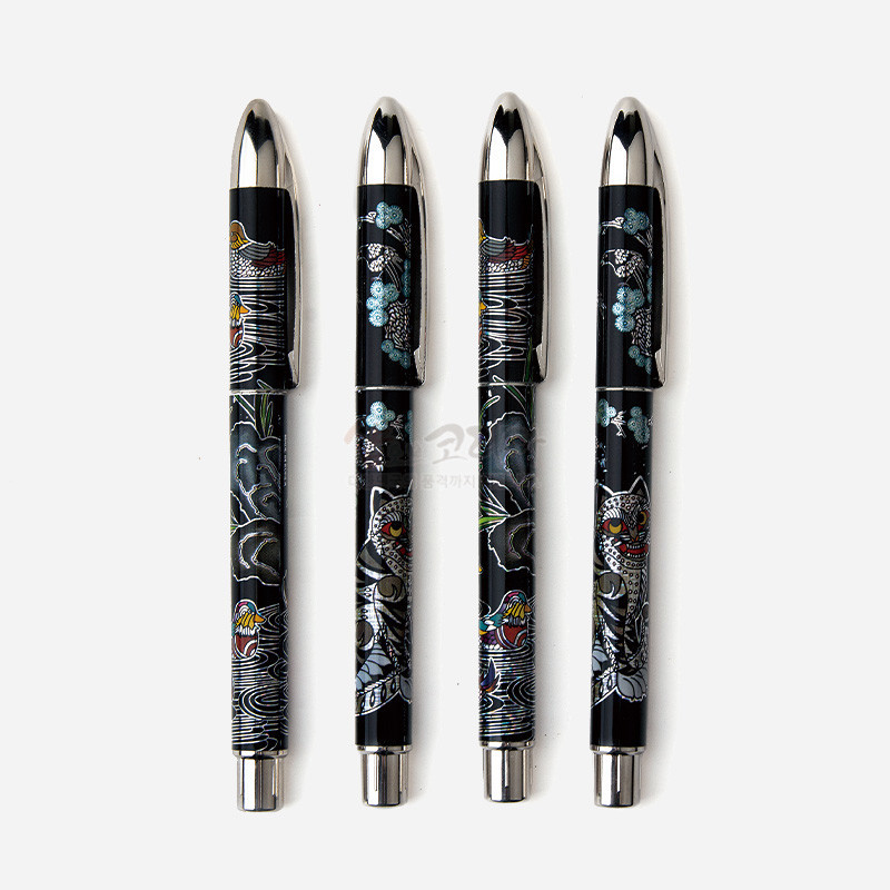 자개문양 4종펜-호작도와 원앙