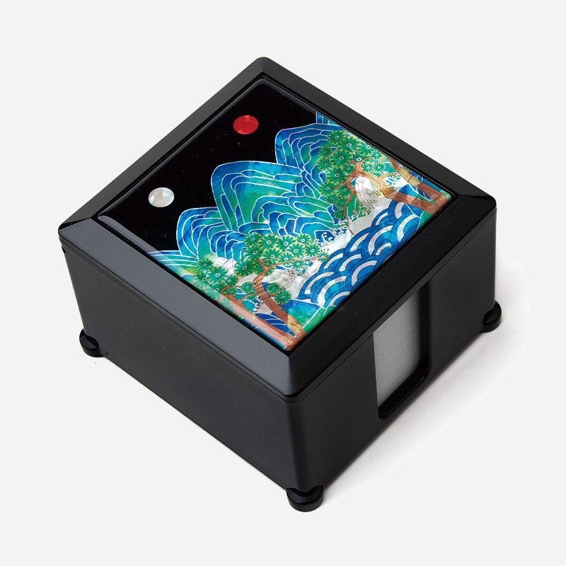 민화 자개메모지함-일월오봉도