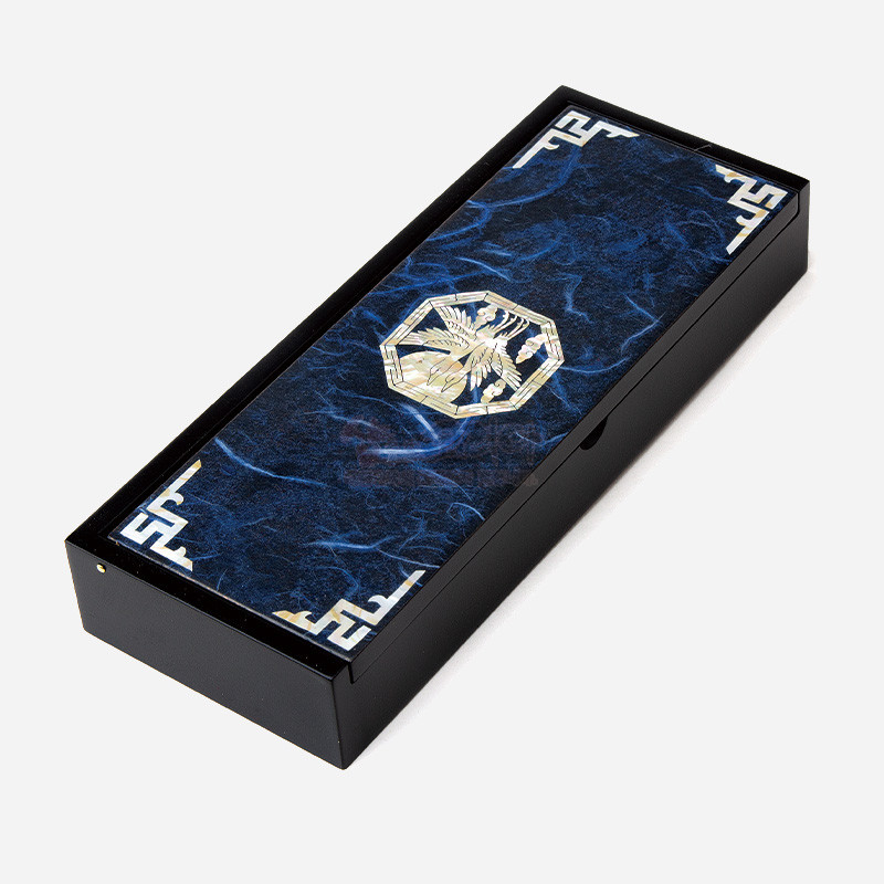 나전칠기 한지필함-청학