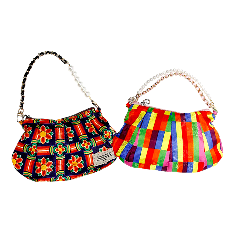 한국 전통문양 미니 핸드백