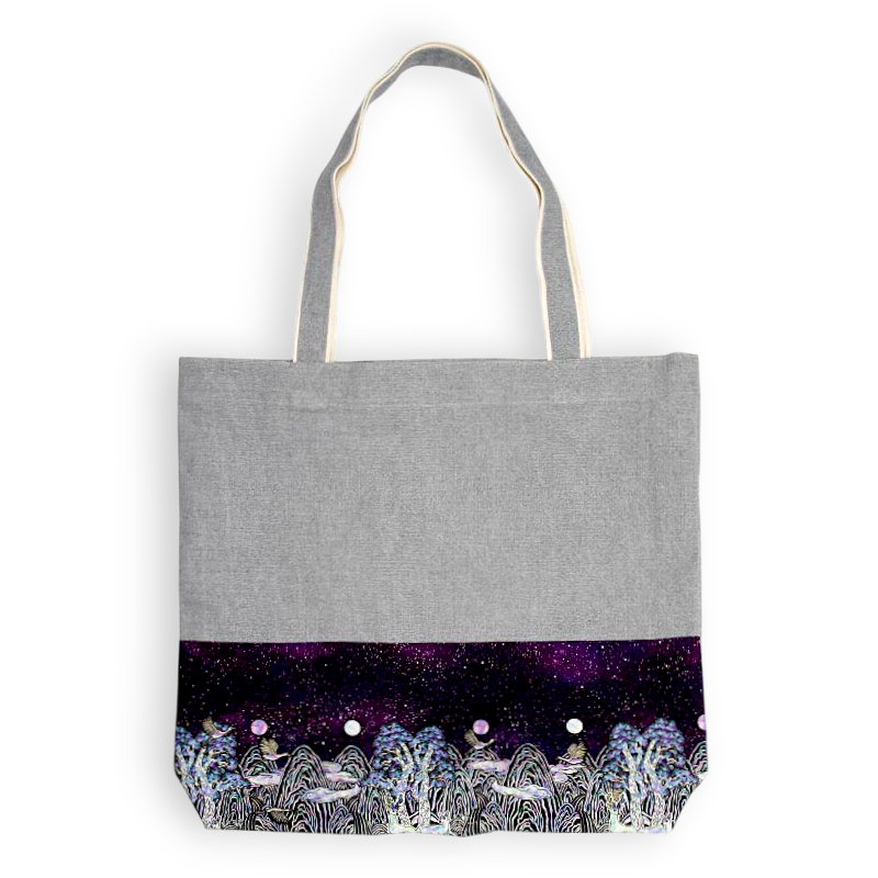 린넨 일월오봉도 에코백