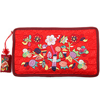 수사각파우치-적색