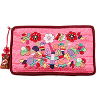 수사각파우치-연분홍