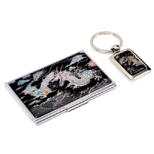 명함케이스-용 2종세트 - 권위의 상징인 용무늬가 담긴