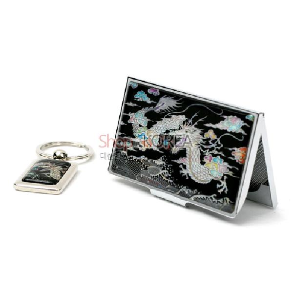 명함케이스-용 2종세트 - 권위의 상징인 용무늬가 담긴