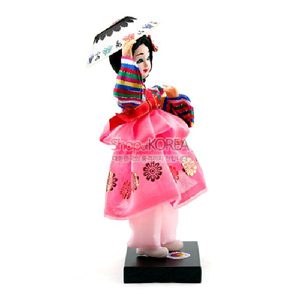 작은 한복 인형들-어우동 - 한국의 전통의복을 재현한 한복인형