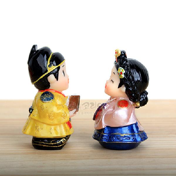 소형민속인형-세종대왕 - 한국의 전통의복을 재현한 민속인형