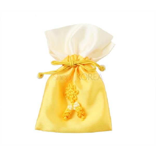 자개 주머니 거울-검호랑나비 - 매듭주머니와 화려한 자개거울 조화