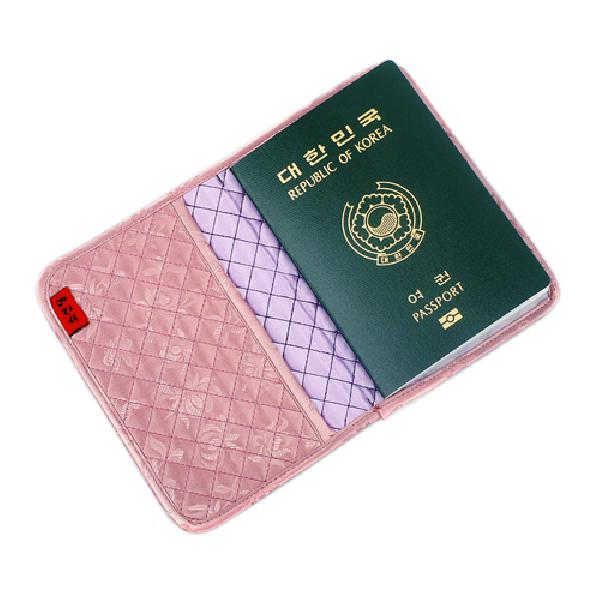 [소산당]누비수(秀)여권지갑 [보라색] - 예쁜 누비지갑에 딱 맞는 여권