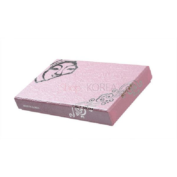 자개 주머니 거울-검호랑나비 - 매듭주머니와 화려한 자개거울 조화