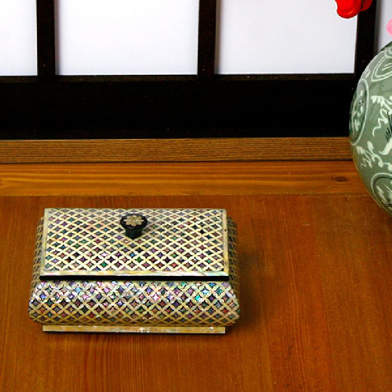 자개꼭지명함함-전통무늬