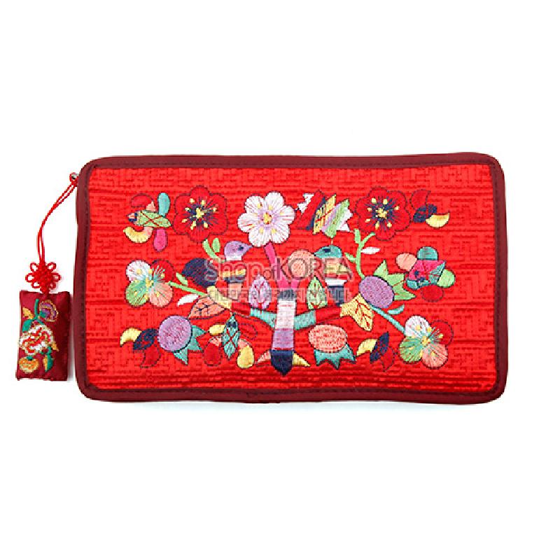 수사각파우치-적색