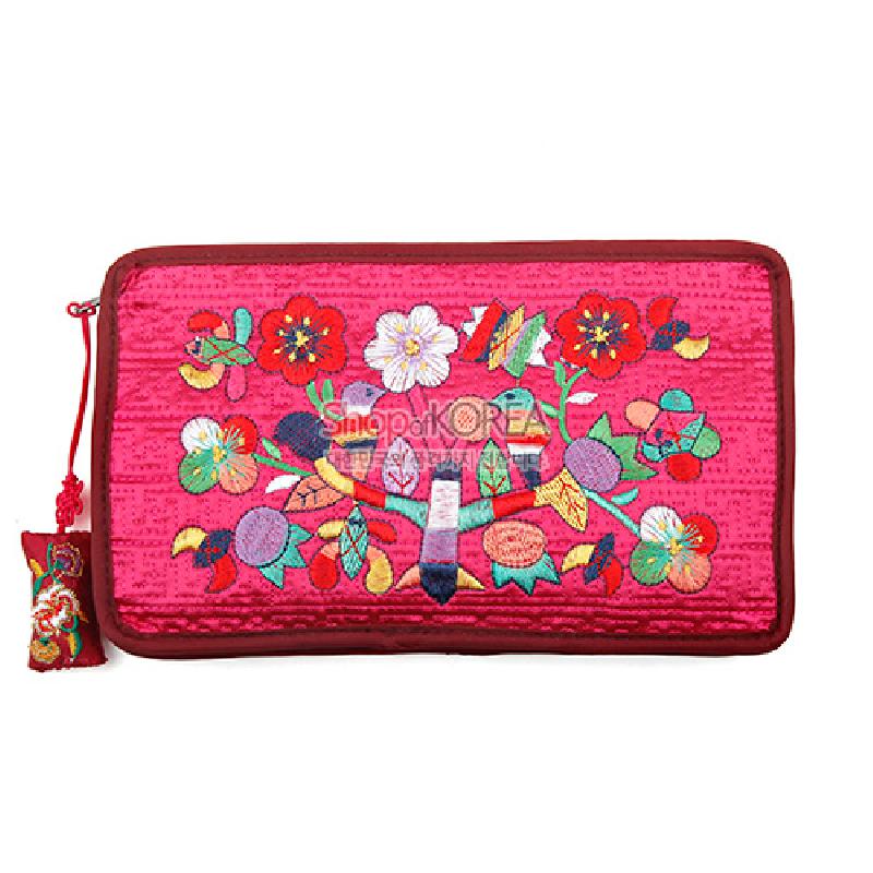 수사각파우치-분홍